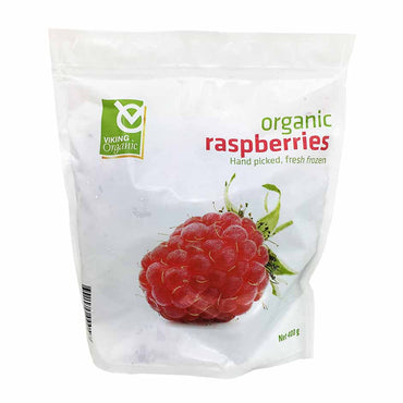 Viking Organic Frozen Organic Raspberries 400g